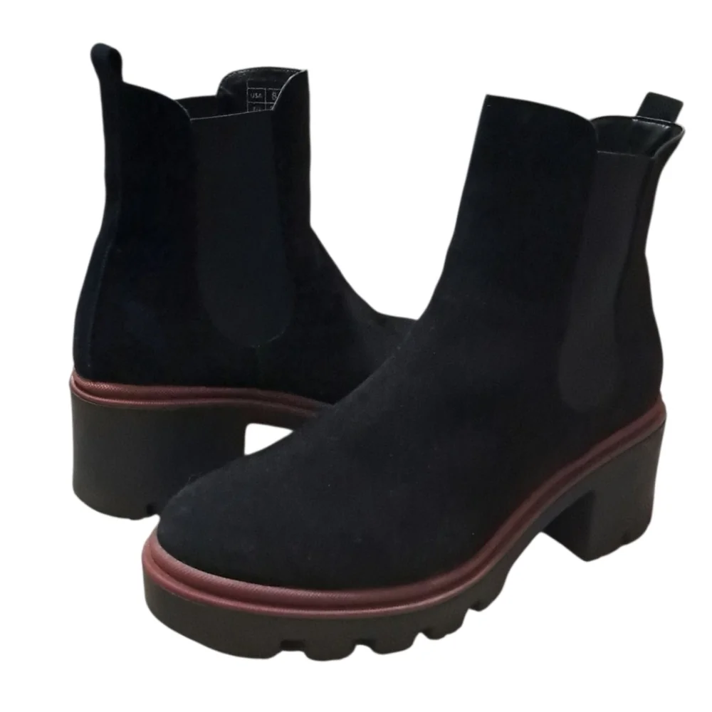 Antonio de Faria Black Suede Chelsea Boots – EU 39 / US 8 – Portugal Made - Picture 16 of 16